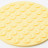 Mr.Kranch лизательный коврик для медленного поедания, силиконовый, диаметр 20 см, желтый с лопаткой