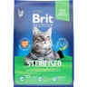 Изображение товара Brit Premium Cat Sterilised сухой корм для взрослых стерилизованных кошек с курицей - 2 кг