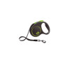 Изображение товара Flexi Black Design tape S поводок-рулетка для собак, зеленая 5 м, до 15 кг