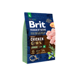 Brit Premium by Nature Junior XL сухой корм для щенков гигантских пород с курицей - 3 кг