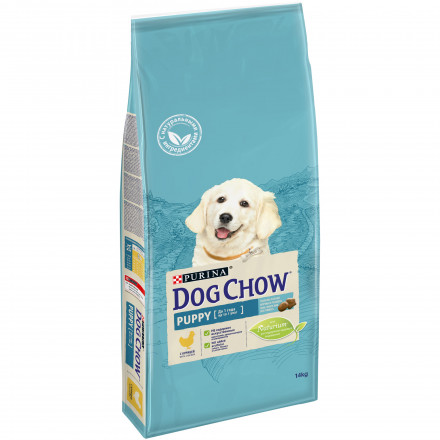 Сухой корм Purina Dog Chow Puppy для щенков всех пород с курицей - 14 кг