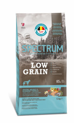 Spectrum Low Grain Medium And Large Breed Adult Dog сухой низкозерновой корм для взрослых собак средних и крупных пород с лососем, анчоусами и черникой - 12 кг