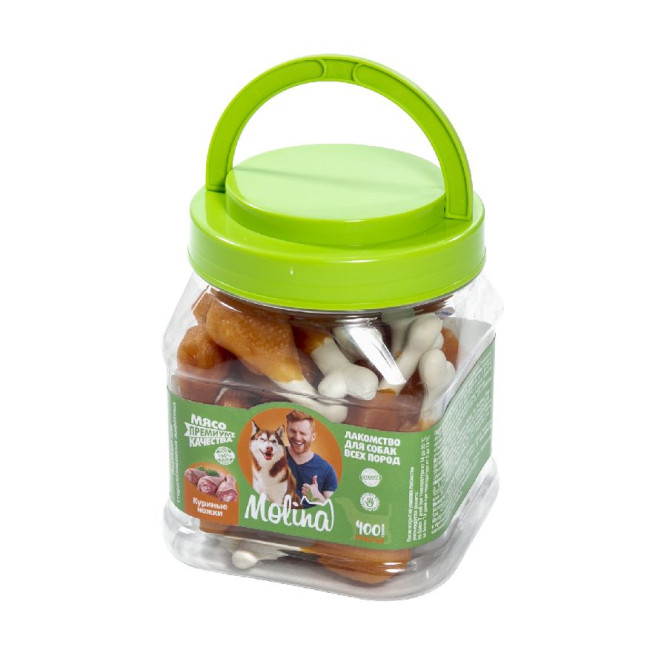 Molina лакомство для собак Куриные ножки - 400 г