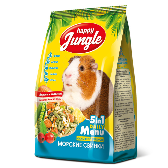 Happy Jungle сухой корм для морских свинок - 400 г