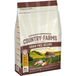 Country Farms сухой беззерновой полнорационный корм для щенков с высоким содержанием курицы - 2,5 кг