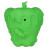 Mr.Kranch игрушка для собак Яблоко с пищалкой и ароматом курицы, зеленое, 10 см