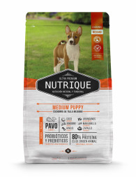 Vitalcan Nutrique Dog Puppy сухой корм для щенков средних пород с индейкой - 3 кг