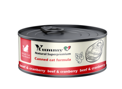 Yummy Linea влажный корм для взрослых стерилизованных кошек с говядиной - 100 г х 12 шт