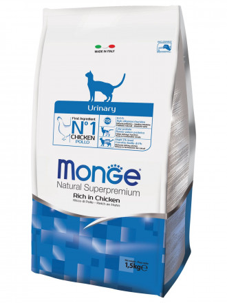 Monge Cat Urinary сухой корм для взрослых кошек для профилактики МКБ 1,5 кг