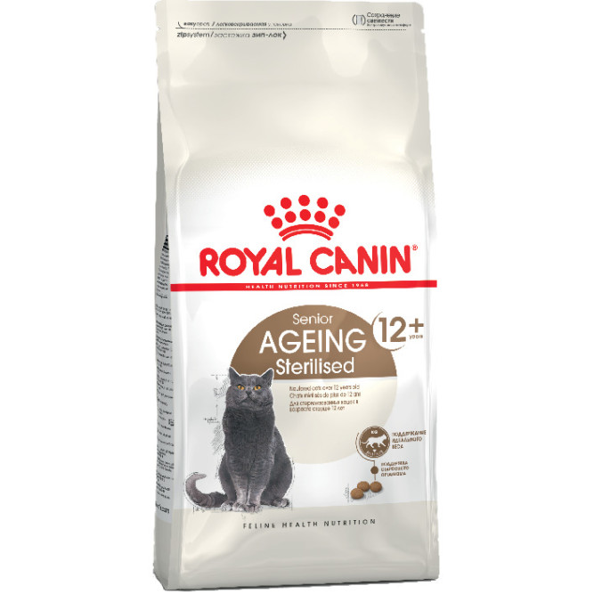 Royal Canin Ageing Sterilised 12+ сухой корм для кастрированных котов и стерилизованных кошек старше 12 лет - 2 кг