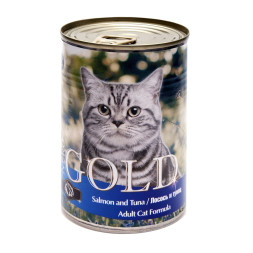 Nero Gold консервы для кошек с лососем и тунцом - 410 г х 24 шт
