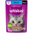 Whiskas влажный корм для взрослых кошек, желе с лососем, в паучах - 75 г х 28 шт
