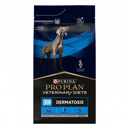 Pro Plan Veterinary DRM Dermatosis сухой корм для взрослых собак при дерматозах - 3 кг