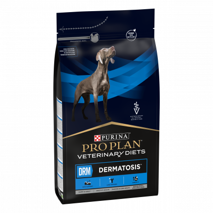 Pro Plan Veterinary DRM Dermatosis сухой корм для взрослых собак при дерматозах - 3 кг