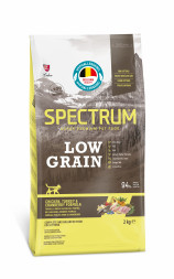 Spectrum Low Grain Kitten Food сухой низкозерновой корм для котят с курицей, индейкой и клюквой - 2 кг