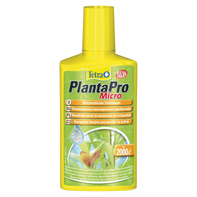 Tetra PlantaPro Micro жидкое удобрение с микроэлементами и витаминами 250 мл