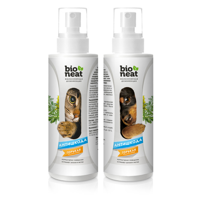 Bioneat средство для коррекции поведения животных "Антишкода. Горькая" - 400 мл