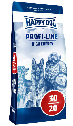 Happy Dog Profi-Line High Energy 30/20 сухой корм для взрослых собак уличного содержания и собак с высокой активностью - 20 кг