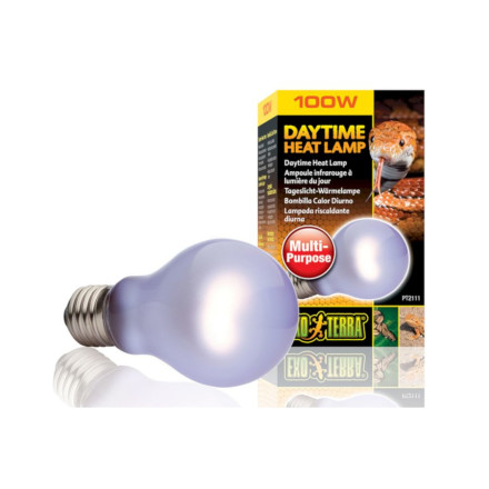 Exo Terra Daytime Heat Lamp неодимовая лампа дневного света, 100 Вт, H=10,5 см, PT2111