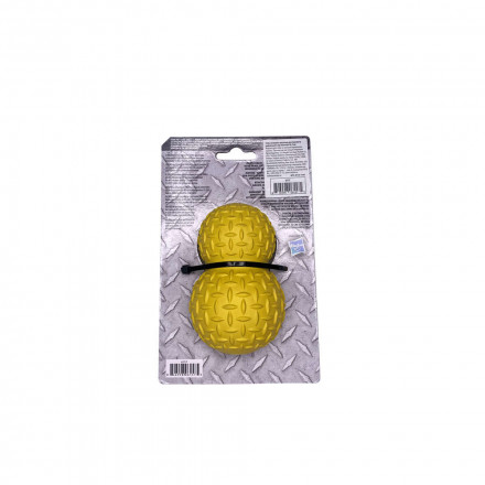 Tonka Игрушка-дозатор для лакомств рифленый 8 мм желтый 10,2 см