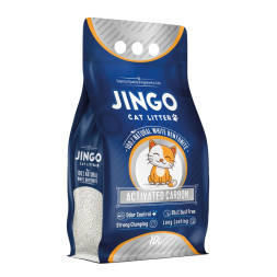 Jingo наполнитель для кошачьего туалета, с активированным углем - 10 л (8,7 кг)
