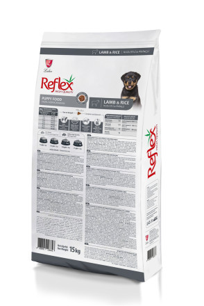 Reflex Puppy Food Lamb &amp; Rice сухой корм для щенков, с ягненком и рисом - 15 кг