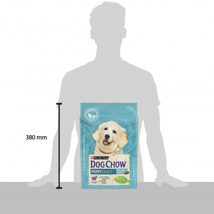 Сухой корм Purina Dog Chow Puppy для щенков до 1 года с ягненком - 2,5 кг