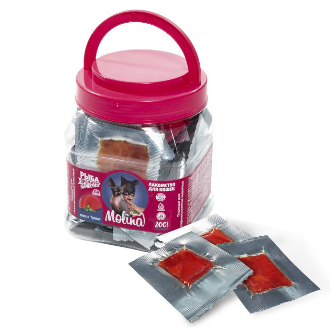 Molina лакомство для кошек Филе тунца - 200 г