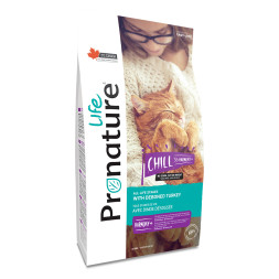 Pronature Life Chill сухой корм для кошек, с индейкой - 340 г