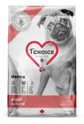 1st Choice Derma сухой беззерновой корм для взрослых собак с чувствительной кожей с лососем - 12 кг
