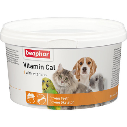 Смесь витаминная Beaphar Vitamin Cal для котов и собак для иммунитета - 250 г