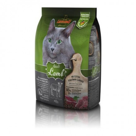 Сухой корм Leonardo Adult Lamb для взрослых кошек с ягненком и рисом - 400 г