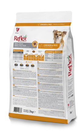 Reflex Small Breed Adult Dog Food Chicken and Rice сухой корм для собак мелких пород, с курицей и рисом - 3 кг