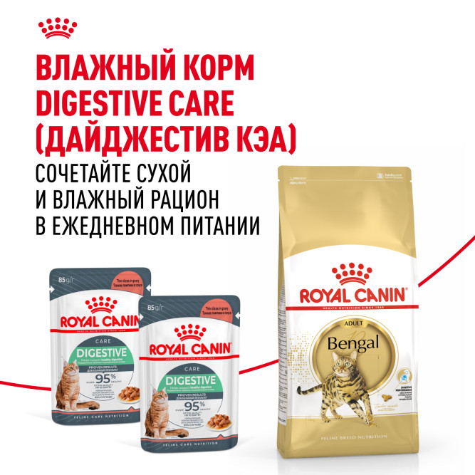 Royal Canin Bengal сухой корм для взрослых бенгальских кошек - 400 г