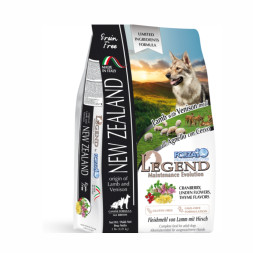 Forza10 Legend New Zeland полнорационный беззерновой корм для взрослых собак из ягненка и оленины - 2,25 кг