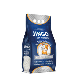Jingo наполнитель для кошачьего туалета, с активированным углем - 5 л (4,35 кг)