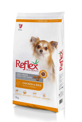 Reflex Small Breed Adult Dog Food Chicken and Rice сухой корм для собак мелких пород, с курицей и рисом - 15 кг