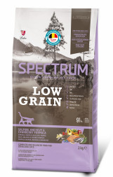 Spectrum Low Grain Adult Sterilised Cat Food сухой низкозерновой корм для взрослых стерилизованных кошек с лососем, анчоусами и клюквой - 2 кг