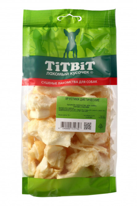 TiTBiT лакомство для собак хрустики диетические - 75 г