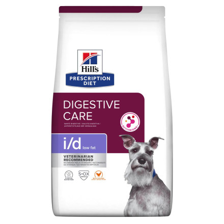 Hills Prescription Diet i/d диетический сухой низкокалорийный корм для взрослых собак при лечении заболеваний ЖКТ - 4 кг