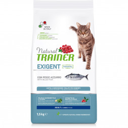 Trainer Natural Cat Exigent Adult сухой корм для привередливых кошек с океанической рыбой - 1,5 кг