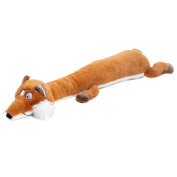GiGwi PLUSH FRIENDZ игрушка для собак Лиса с пищалками, 62 см