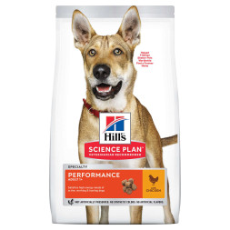 Сухой корм Hills Science Plan Performance для взрослых собак для поддержания жизненной энергии и иммунитета, с курицей - 12 кг