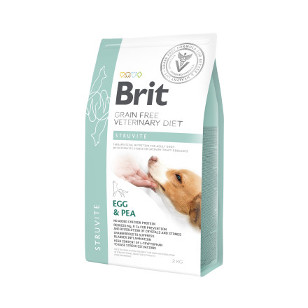 Brit VDD Struvite сухой беззерновой корм для собак при струвитном типе МКБ с индейкой - 2 кг