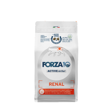 Forza10 Active Renal сухой корм для взрослых кошек при острой и хронической почечной недостаточности с рыбой - 1,5 кг