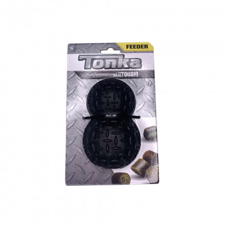 Tonka Игрушка-дозатор для лакомств рифленый 10 мм черный 12,7 см