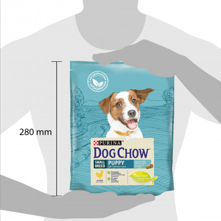 Сухой корм Purina Dog Chow для щенков мелких пород до 1 года с курицей - 800 г