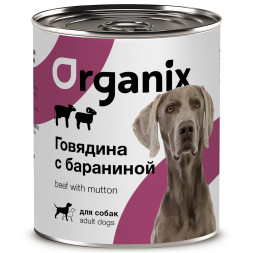 Organix консервы для собак с говядиной и бараниной - 850 г х 6 шт