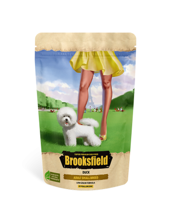 Brooksfield Low Grain Adult Dog Small Breed сухой корм для взрослых собак мелких пород с уткой и рисом - 700 г