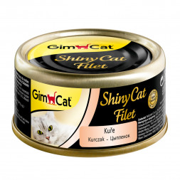 Gimborn GimCat ShinyCat Filet влажный корм для кошек из цыпленка - 70 г х 24 шт